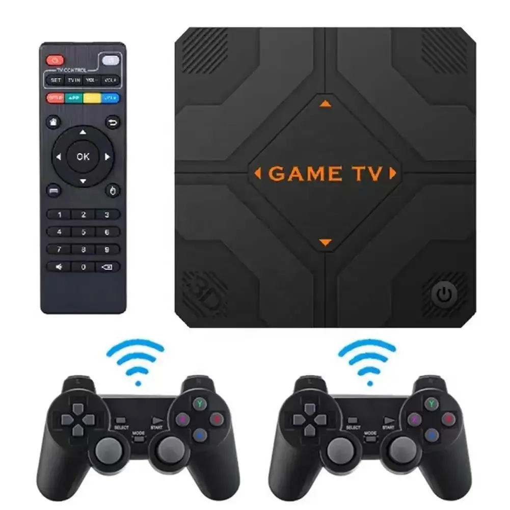 G12 Pro Game Stick 4K Hd Android Tv Box 64Gb/128Gb Videogameconsoles G12 Pro Gaming Handheld Console Retro Tv Gaming