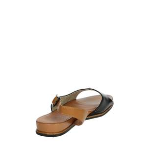 Sandalo Basso da Donna Jana Nero 8-28160-42 con Tacco Piatto per l'Estate - Product Image 3