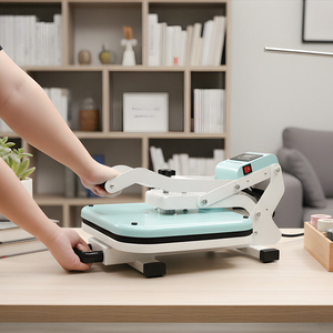 ماكينة طباعة حرارية رخيصة للقمصان للأعمال الصغيرة، آلة كبس حراري لطباعة القمصان - Product Image 3