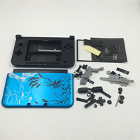 Casing Shell Case Lengkap untuk 3DS XL LL dengan Tombol Pengganti Controller