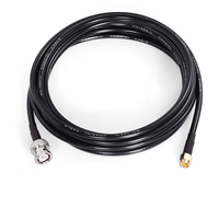 Sma cabo de extensão bnc sma, cabo de extensão coaxial de montagem do cabo coaxial rg 58 rf, sma masculino