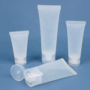 Tube souple vide en PP avec logo personnalisé, anti-fuite, à presser, avec bouchon à clapet, emballage flexible pour tubes cosmétiques et soins de la peau - Product Image 1