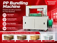 Machine d'emballage semi-automatique en PP pour le cerclage de cartons ondulés et de papier carton