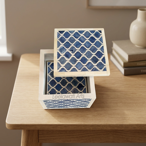 Latest Design Classic Eco-Friendly 2mm Thick Coffee Coasters Set Bone Inlay Tabletop Decorative Holder Placemat Board Juice - Product Image 1