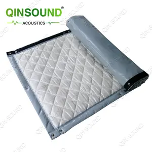 Temporary Engineering PVC Acoustic Noise Barrier Price For Noise Blocking Fence Sound Curtain
