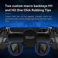 Manette sans fil extensible D11 BT en ABS+PC pour Android/iOS/PS/ avec gyroscope 6 axes/vibration