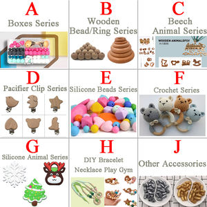 Chupete de silicona rosa <span class=keywords><strong>con</strong></span> <span class=keywords><strong>nombre</strong></span> personalizado para bebé, cuentas de ganchillo, corona de silicona, soporte de cadena para chupete, regalo para Baby Shower, 1 ud. - Product Image 6