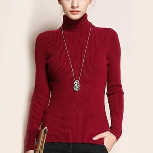Suéteres de gola alta em tricô macio de alta qualidade para mulheres, para outono/inverno - Product Image 6