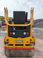 Rouleau compresseur vibrant à double tambour SANY STR30C-8 d'occasion, 3 tonnes, mini-compacteur d'asphalte à vendre