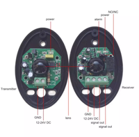 Sensor inframerah Anti air IP55, Modern sinar tunggal, inframerah, pembuka gerbang, Anti jepit & Anti tabrakan dengan keamanan fotosel untuk penggunaan luar ruangan