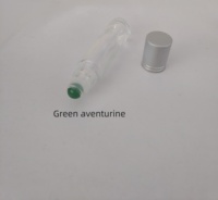 Grosir botol minyak esensial bola batu alami MOQ rendah, botol parfum, botol kaca 10ml