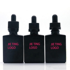 Luxury Matte Black square Frosted Glass <b>Spray</b> Bottle 15ml/30ml/50ml/100ml for Cosmetic Packing - Product Image 5