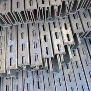 Thép C kênh thép PV hỗ trợ Cấu trúc khung cho carport năng lượng mặt trời gắn hỗ trợ tấm pin mặt trời Khung hệ thống - Product Image 5