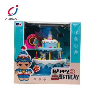 Nouveaux articles de fête, jouets électriques, jeux de gâteaux, vente en gros de jouets pour enfants, jeux de gâteaux musicaux lumineux à piles DIY - Product Image 3