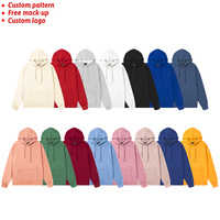 Sweat-shirts à capuche unis de haute qualité, multicolores, vierges, personnalisables avec logo brodé pour le streetwear en gros