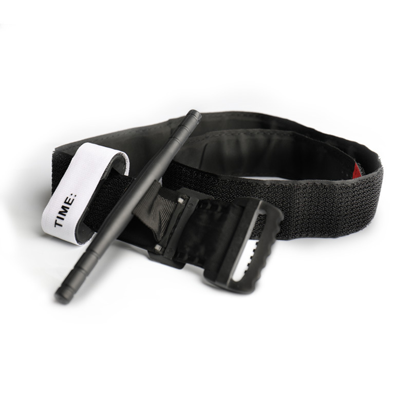 Outdoor Sport Equipment Camping Band-aid Nylon Belt Aluminum Spinning Rod Adjustment Buckle First Aid Tourniquet