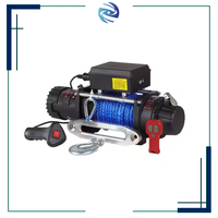 Treuil électrique en acier avec moteur 12V DC Corde en nylon pour ATV UTV Grues de bateaux tout-terrain Applications automobiles Treuil 24V