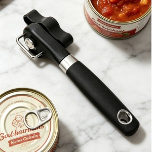 Abrelatas Profesional de Seguridad, Abrelatas Manual de Acero Inoxidable de Grado Alimenticio con Mango Ergonómico para Cocina y Restaurante - Product Image 3