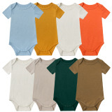 Custom Multi Color Bamboo Fabric Pajamas Romper Zipper Kids Pajamas Breathable Wholesale <strong>Clothing</strong> - Product Image 3