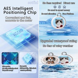Mini Rastreador GPS para Mascotas, Resistente al Agua IP67, con Alarma SOS y Control por Aplicación de Rastreo en Tiempo Real, Dispositivo Antipérdida para Perros y Gatos - Product Image 5