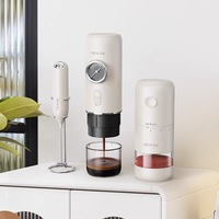 Machine à café portable OEM de style italien avec manomètre visuel, extraction de café en poudre et capsules, en acier inoxydable de qualité alimentaire