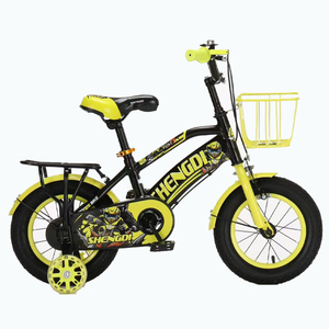Vélo pour enfants, plusieurs couleurs, vélo 12, 14, 16, 18 pouces, cadre en acier, vélo pour enfants avec roues d'apprentissage lumineuses - Product Image 3