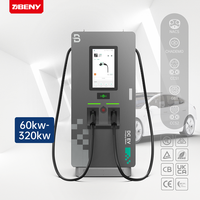 Beny Ccs1/Ccs2/Gbt/Chademo Niveau 3 60kw Commercial Dc Ev Station de charge rapide Pile Ocpp 1.6j Niveau 3 Dc Ev Station de charge