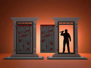 Decoración de Halloween, Adorno de Madera para Puerta, Estilo Gótico, Horror, Fantasmal, NUEVO, Buena Calidad, para Exhibiciones en Patios, Decoración de Terror - Product Image 3