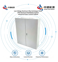 Armoire de commande de pompe solaire en alliage d'aluminium IP54, panneau de commutation basse tension, système de distribution étanche