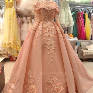 Lsany219 Vestidos de Quinceañera Rosa Princesa con Flores 3D, Vestidos de Fiesta de 16 Años, Vestidos de 15 Años, Jancember - Product Image 2