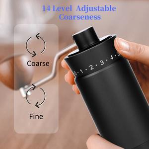 Kingze เครื่องบดกาแฟแบบพกพาเครื่องบดกาแฟ420สแตนเลสแบบ<span class=keywords><strong>มือ</strong></span>หมุนขนาดเล็กสำหรับตั้งแคมป์ - Product Image 2