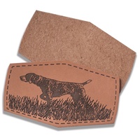 Fabricant d'étiquettes de vêtements en jean personnalisé vêtements en 3D avec logo laser en relief en cuir véritable véritable fer à repasser sur des patchs pour chapeaux