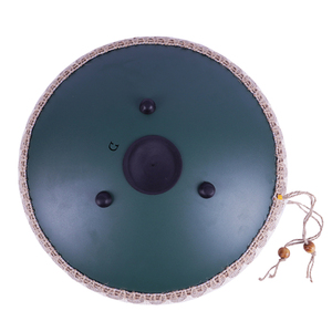 अनुकूलन योग्य लोगो 14 इंच स्टील जीभ ड्रम 15 टन ईथर संगीत वाद्ययंत्र हाथ ड्रम बनाया धातु बेल मोटिफ उपलब्ध - Product Image 3