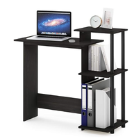 Escritorio de Computadora Moderno de MDF con Estantería Lateral y Cajón de Almacenamiento