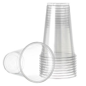 Gobelets en Plastique PET Jetables Transparents de 16 oz avec Couvercles de Fête Personnalisables pour <span class=keywords><strong>Boba</strong></span>, Thé aux Perles et Boissons Froides - Product Image 1