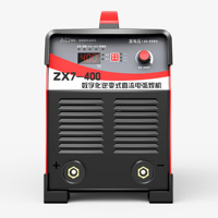 Machine à souder à l'arc puissante Zx7 400 Mma, 400a, inverseur DC industriel pour matériaux en acier inoxydable, en fer et en alliage