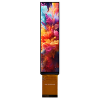 Layar LCD TFT IPS 3.71 Inci 240x960 SPI+RGB dengan Driver ST7701S, 16.7 Juta Warna, Layar Ultra Lebar untuk Panel Rumah Pintar dan Peralatan Uji