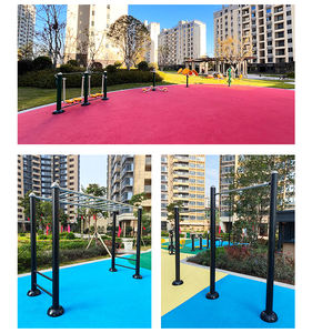 Appareil elliptique trois faces durable et résistant pour l'entraînement en extérieur, le renforcement musculaire et l'entraînement en plein air - Product Image 6