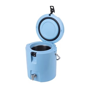 Panier isotherme rotomoulé 8L |   Refroidisseur solaire imperméable isolé en PE |   Chariot à <span class=keywords><strong>roulettes</strong></span> portable à double niveau avec logo - Product Image 6