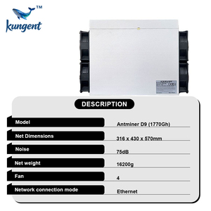 Antminer Miner D 9 1770G 1880G 2839W Refrigeración por Aire, Máquina de Minería de Criptomonedas D 9 Dash Asic Miner, Plataforma de Minería DASH X11 - Product Image 5