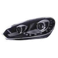 Golf 6 LED-Scheinwerfer-Set 2010-2012 R20 Tear-Eye LED-Tagfahrlicht 6000K Plug-and-Play Front-Xenon