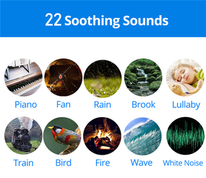 Electrónica de consumo portátil 22 máquina de sonido de sueño de música relajante <span class=keywords><strong>para</strong></span> <span class=keywords><strong>bebés</strong></span> niños adultos - Product Image 6