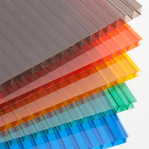 100% Bayer Polycarbonat Hohl PC Blatt mit 50um UV Schutz