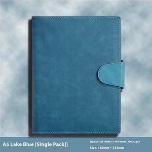 Logo personnalisable A5 haut <span class=keywords><strong>de</strong></span> gamme bureau d'affaires couverture rigide Notes <span class=keywords><strong>de</strong></span> réunion livre d'enregistrement boucle magnétique couverture en cuir A3 feuilles mobiles - Product Image 6