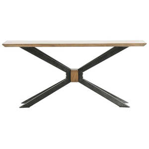 Table console contemporaine en bois de manguier, pliable, durable et facile à nettoyer, pour salon de villa ou appartement – Direct Usine - Product Image 1