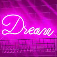 Venta caliente nueva forma personalizable Flexible LED neón fiesta decoración brillante PVC plástico Material lámpara de neón