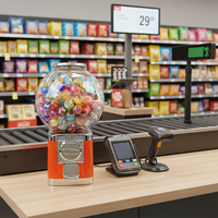 Produit phare : Distributeur automatique de bonbons, de jouets en capsule et de balles rebondissantes avec paiement par jeton