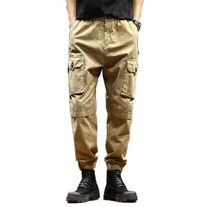 <span class=keywords><strong>กางเกง</strong></span>เอี๊ยมผ้าฝ้ายทวิลทรงฮาเร็มแบบหลวมสำหรับผู้ชาย รุ่น New Works Custom - Product Image 1