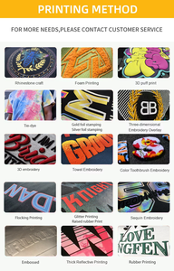 批发厚重无抽绳套头连帽衫定制数码印花徽标法式毛圈棉超大男士连帽衫 - Product Image 5