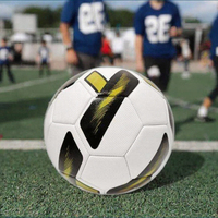 Ballon de football en PVC anti-explosion, cousu à la machine, taille 4, avec logo imprimé, pour l'entraînement des jeunes et les matchs de basket-ball - Vente en gros usine